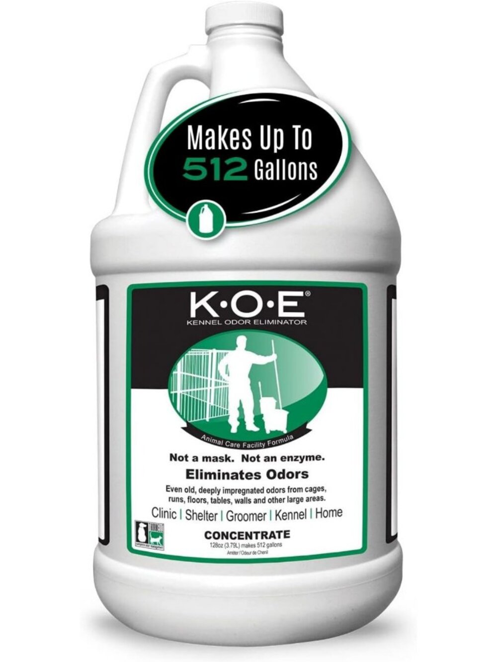 Pet Odor Eliminator Concentrate - Strong Odor Control for Cages, Floors & Home